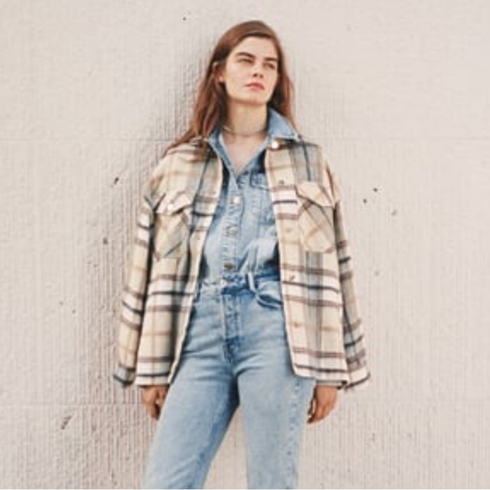 Zara Plaid Overshirt